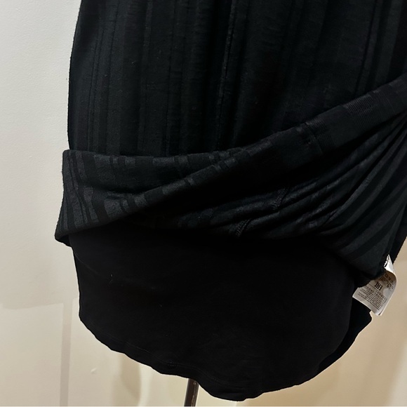 GAP Black Ribbed Mini Dress - Picture 5 of 7